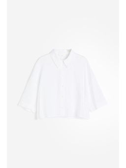 H&M - Women White Short-Sleeved Shirt