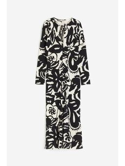 H&M - Women Black Tape-Waist Dress