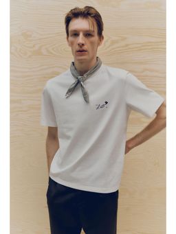 H&M - Men White Coolmax Regular Fit T-Shirt