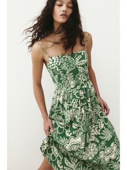H&M - Women Green Strappy Midi Dress