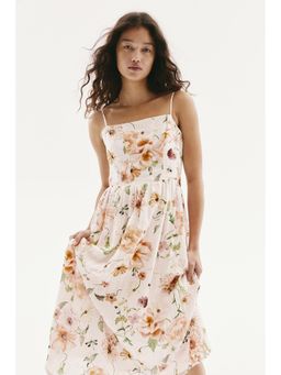 H&M - Women White Strappy Midi Dress