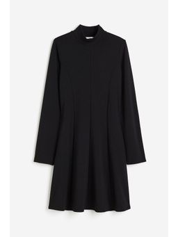 H&M - Women Black Turtleneck Jersey Dress