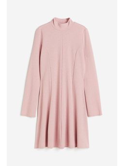 H&M - Women Pink Turtleneck Jersey Dress