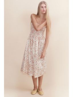 H&M - Women Multi-Color Smock-Topped Dress