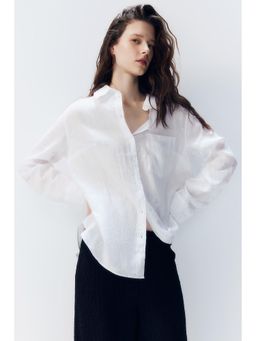 H&M - Women White Linen Shirt