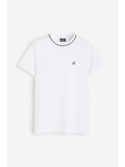 H&M - Men White Slim Fit T-Shirt