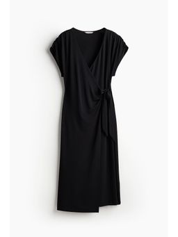 H&M - Women Black Jersey Wrap Dress