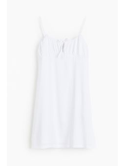 H&M - Women White Tie-Detail Strappy Dress
