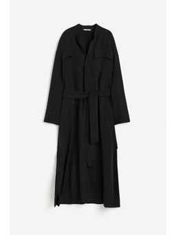 H&M - Women Black Modal-Blend Utility Dress
