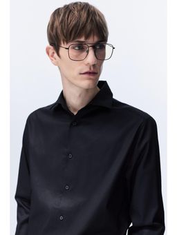H&M - Men Black Slim Fit Shirt