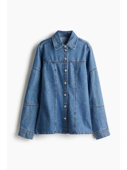 H&M - Women Blue Denim Shirt