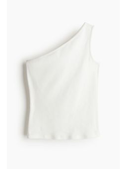 H&M - Women White One-Shoulder Top