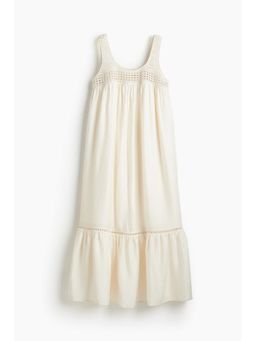 H&M - Women White Crape Maxi Dress