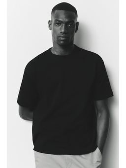 H&M - Men Black Loose Fit T-Shirt