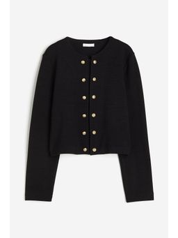 H&M - Women Black Jersey Cardigan