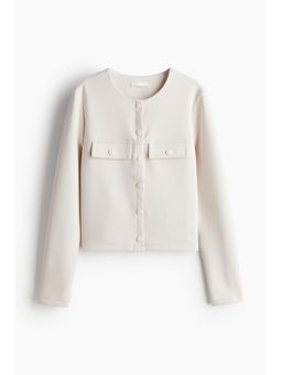 H&M - Women Beige Jersey Cardigan