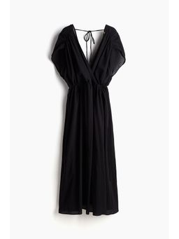 H&M - Women Black Oversized Cotton Dress