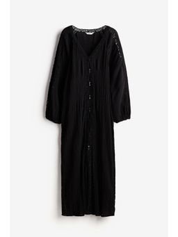 H&M - Women Black Lace-Detail Dress