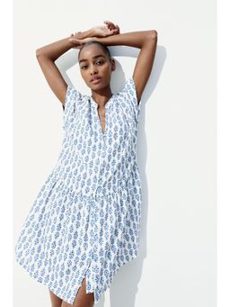 H&M - Women White Crinkled Tunic Dress