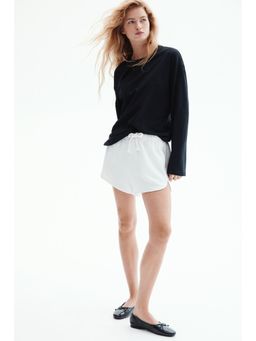 H&M - Women Black Long-Sleeved Cotton Top