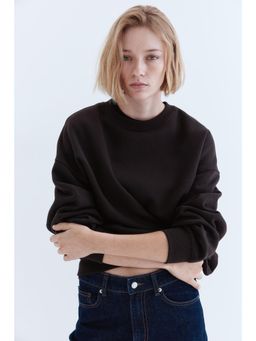 H&M - Women Brown Oversized Sweatshirt