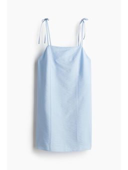H&M - Women Blue Tie-Strap Dress