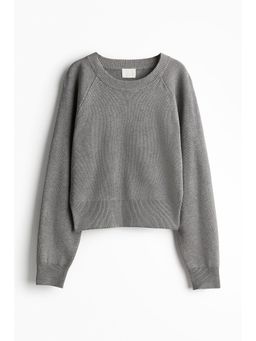 H&M - Women Grey Short Jumper