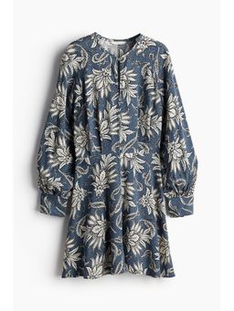 H&M - Women Blue Long-Sleeved Dress