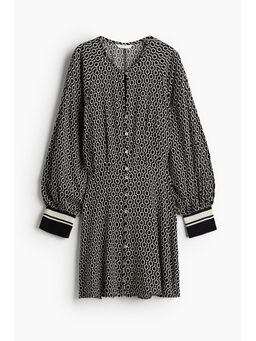 H&M - Women Black Long-Sleeved Dress