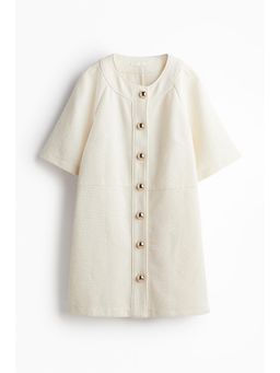 H&M - Women White Button-Front Dress