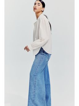 H&M - Women White Balloon-Sleeved Blouse