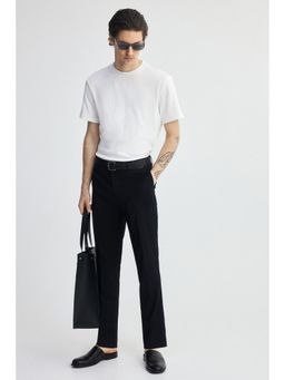 H&M - Men Blue Slim Fit Suit Trousers