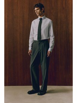 H&M - Men White Slim Fit Stretch Shirt