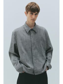 H&M - Men Grey Regular Fit Shacket