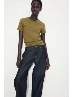 H&M - Women Green Fitted T-Shirt