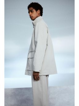 H&M - Men Beige Regular Fit Water-Repellent Parka