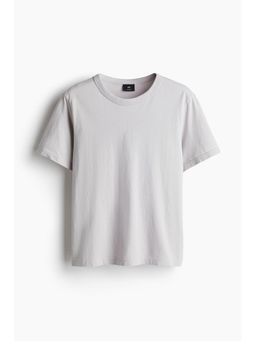 H&M - Men Grey Regular Fit T-Shirt