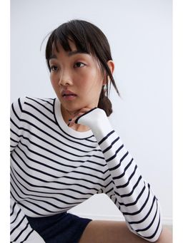 H&M - Women White Fine-Knit Jumper