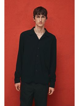 H&M - Men Blue Regular Fit Resort Shirt