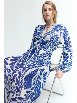 H&M - Women White Smock-Waisted Dress