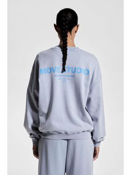 H&M - Women Blue Sports Sweatshirt