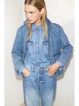 H&M - Women Blue Denim Jacket