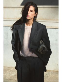 H&M - Women Pink Mohair-Blend Top