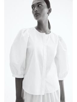 H&M - Women White Poplin Blouse