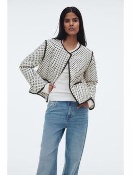 H&M - Women White Quilted Jacket