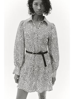 H&M - Women Multi-Color Belted Shirt Dress