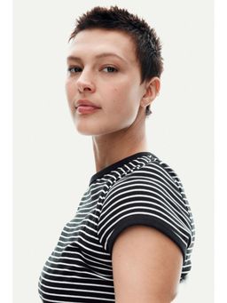 H&M - Women Black Fitted T-Shirt