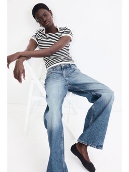 H&M - Women Black Fitted T-Shirt