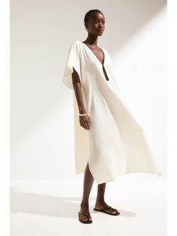 H&M - Women White Beach Kaftan