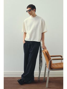 H&M - Men White Oversized Fit T-Shirt